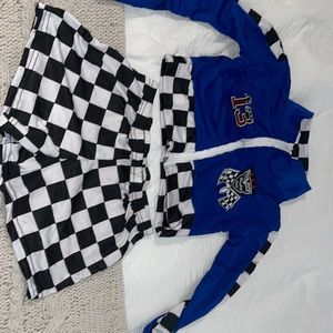 Never used halloween racer costume